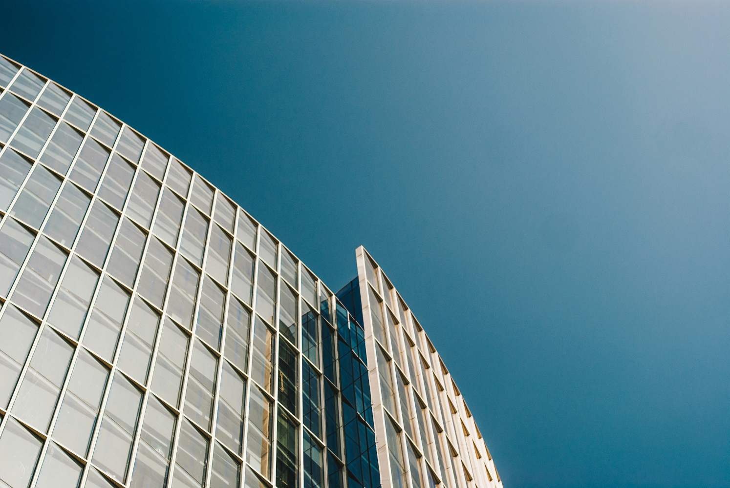 A corporate building