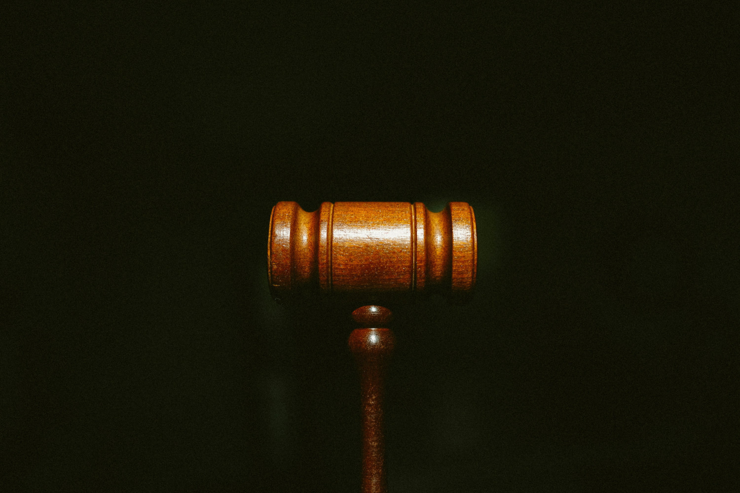A court of law gavel